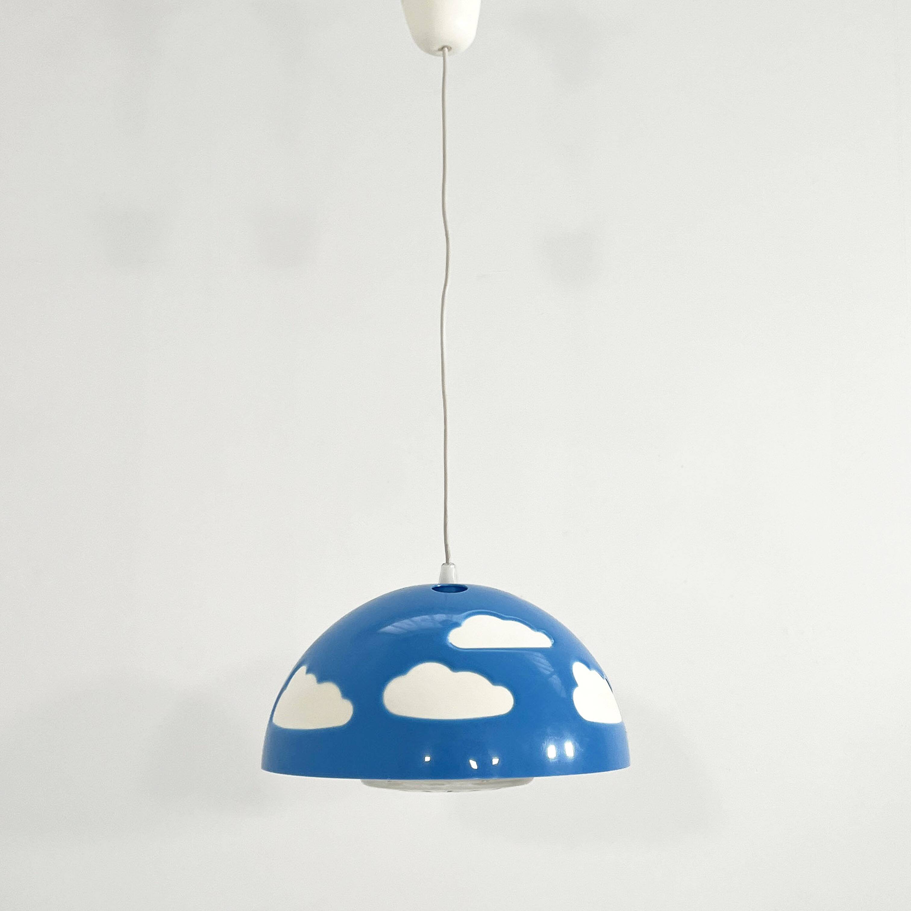 Blue Cloud Suspension by Henrik Preutz for Ikea, 1990