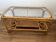 Table en bambou et rotin vintage