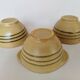3 ear bowls in Sarreguemines sandstone