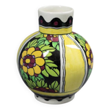 C. CATTEAU - Boch Keramis La Louvière - Art Deco Vase from the 1930s