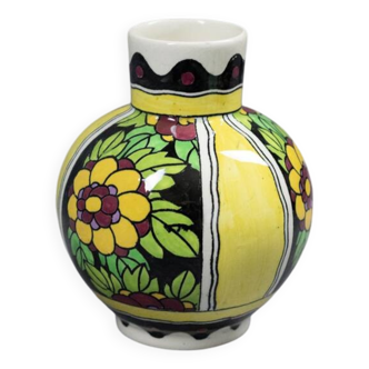 Vase Art Déco Boch Keramis La Louvière attr. C. Catteau, années 30