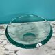 Asymmetrical glass catchall by Max Ingrand for Fontana Arte vintage 1