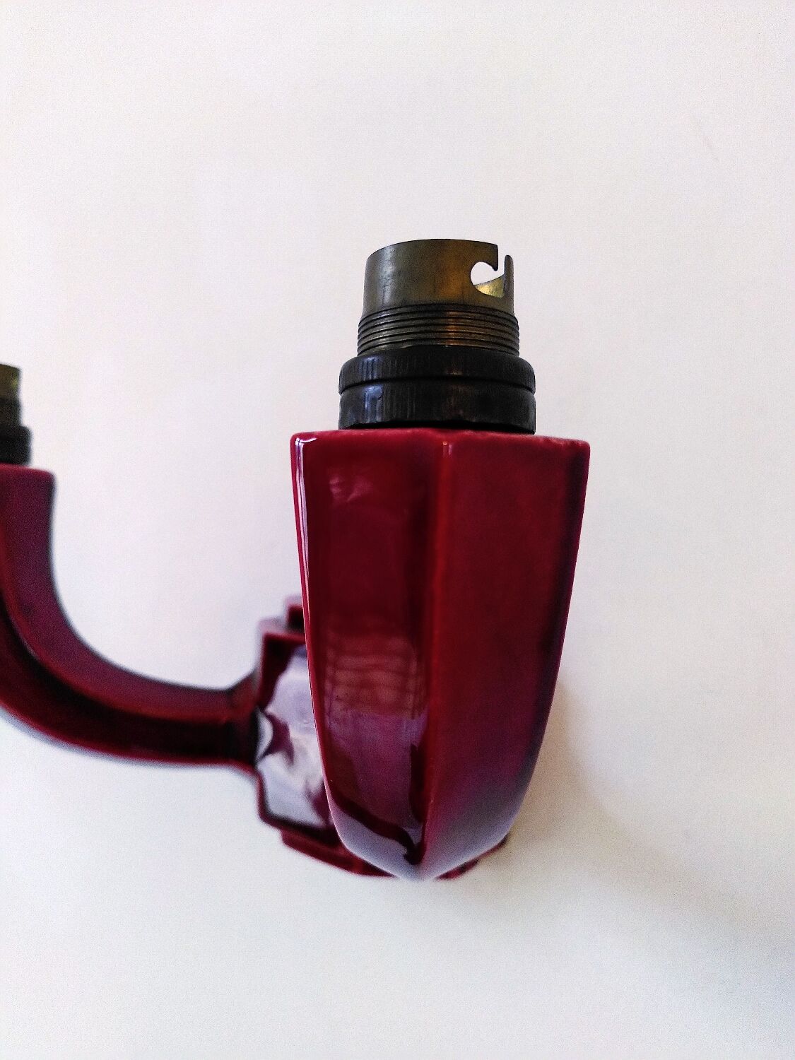 Pair of Art Deco ceramic wall sconces