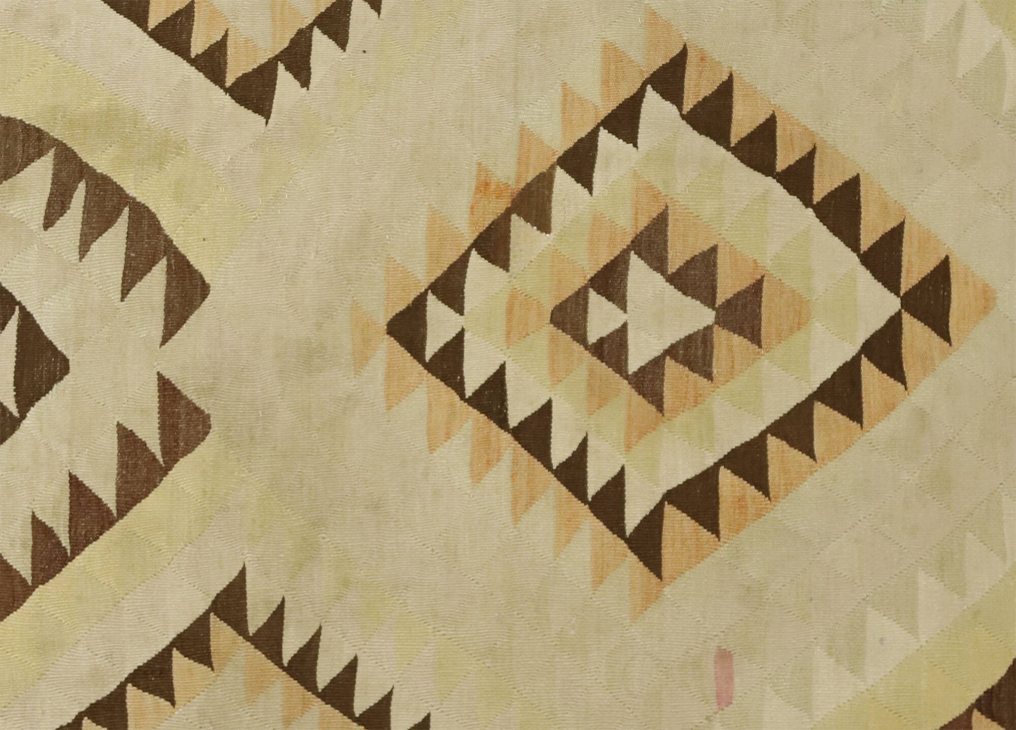 Turkish Anatolian Handmade Vintage Area Rug 246 cm x 147 cm