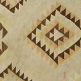 Turkish Anatolian Handmade Vintage Area Rug 246 cm x 147 cm