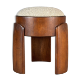 Tabouret sculptural en tissu bouclé Dedar Milano par Forme, Italie