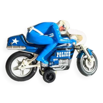 Motorcycle metal toy by Joustra, vintage France