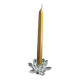 Water lily flower crystal candle holder