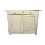 Parisian buffet white white patina
