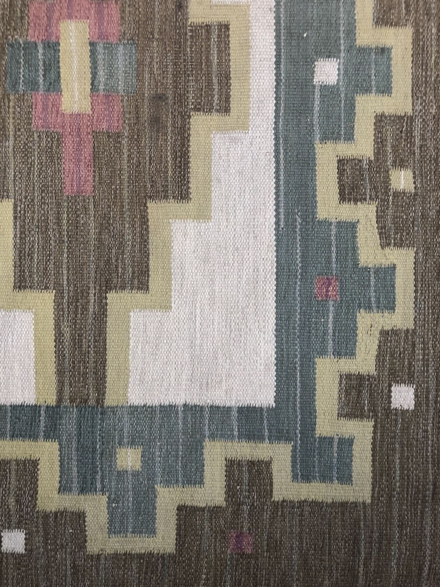 MidCentury Carpet Röllakan Sweden 1960s