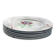 6 flat plates "Dominique", Céranord Saint-Amand, Hand-painted decoration, 1950