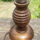 Art Deco turned wood lamp