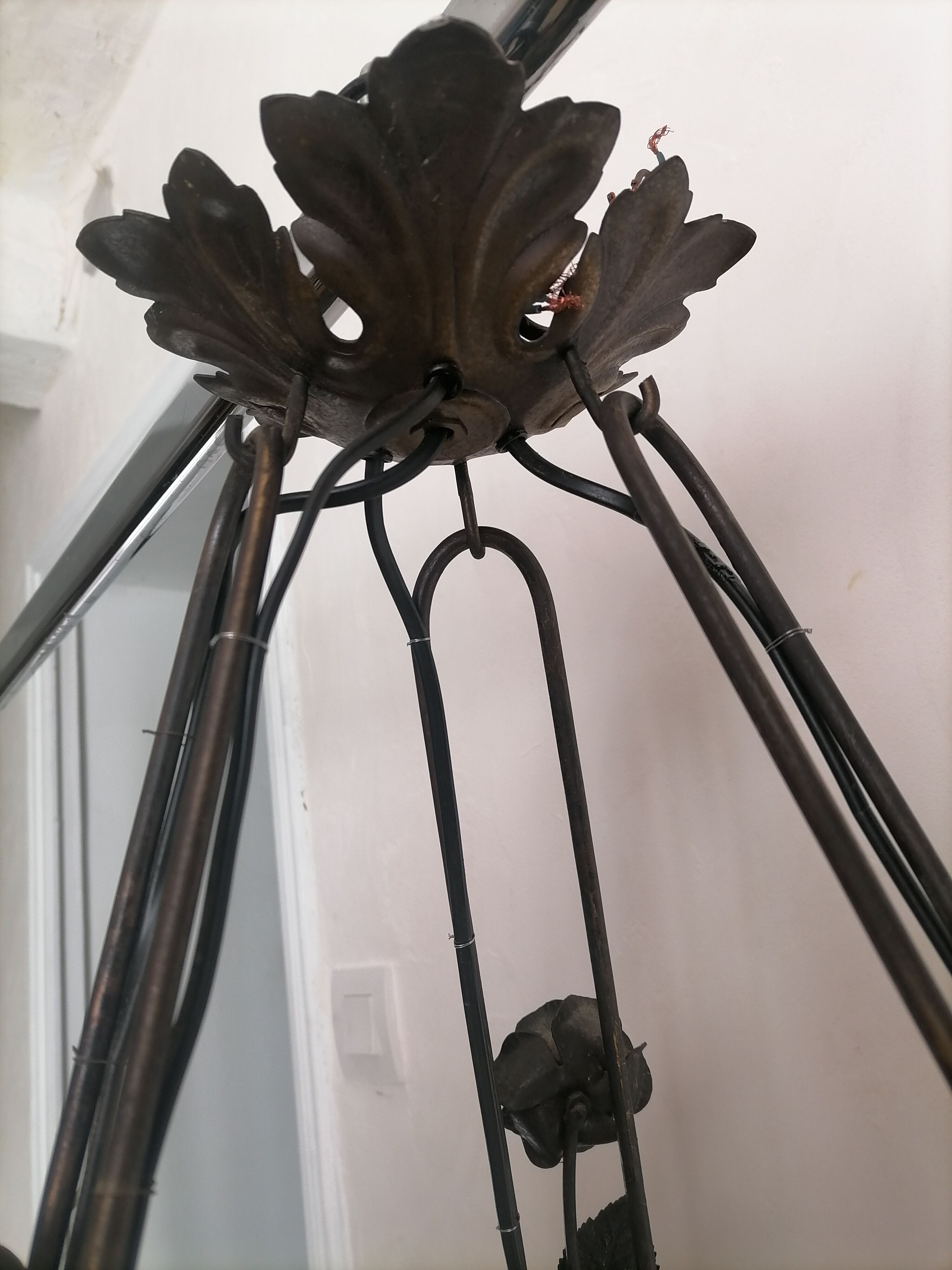 Chandelier, art deco