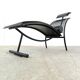 Chaise longue vintage à la manière de René Herbst, 1990