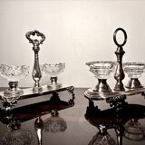 Two double cellars including Baccarat Crystal