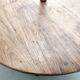 Table ronde années 50 constructiviste noyer