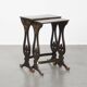 Ensemble de 2 tables d'appoint japonaises vintage laquées