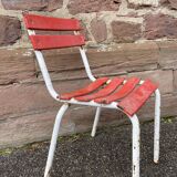 chaise de Café Tolix terrasse French bistrot chairs 1960 Esprit usés, wasi-sabi,industriel