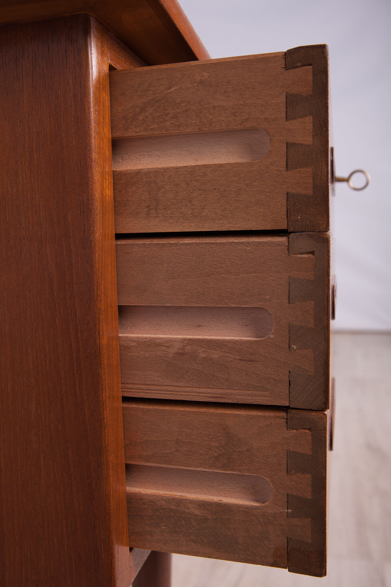 Mid-Century Danish Teak Desk, 1960s