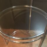 Sofa end or harness in chromed metal Ø 36