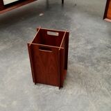 Scandinavian office trash teak 1960