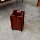 Scandinavian office trash teak 1960