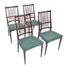 Set of 4 chairs "cortina", Svante Skogh, Seffle Möbelfabrik, Sweden, 1960