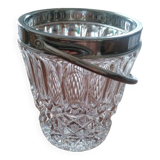 60's glass ice bucket