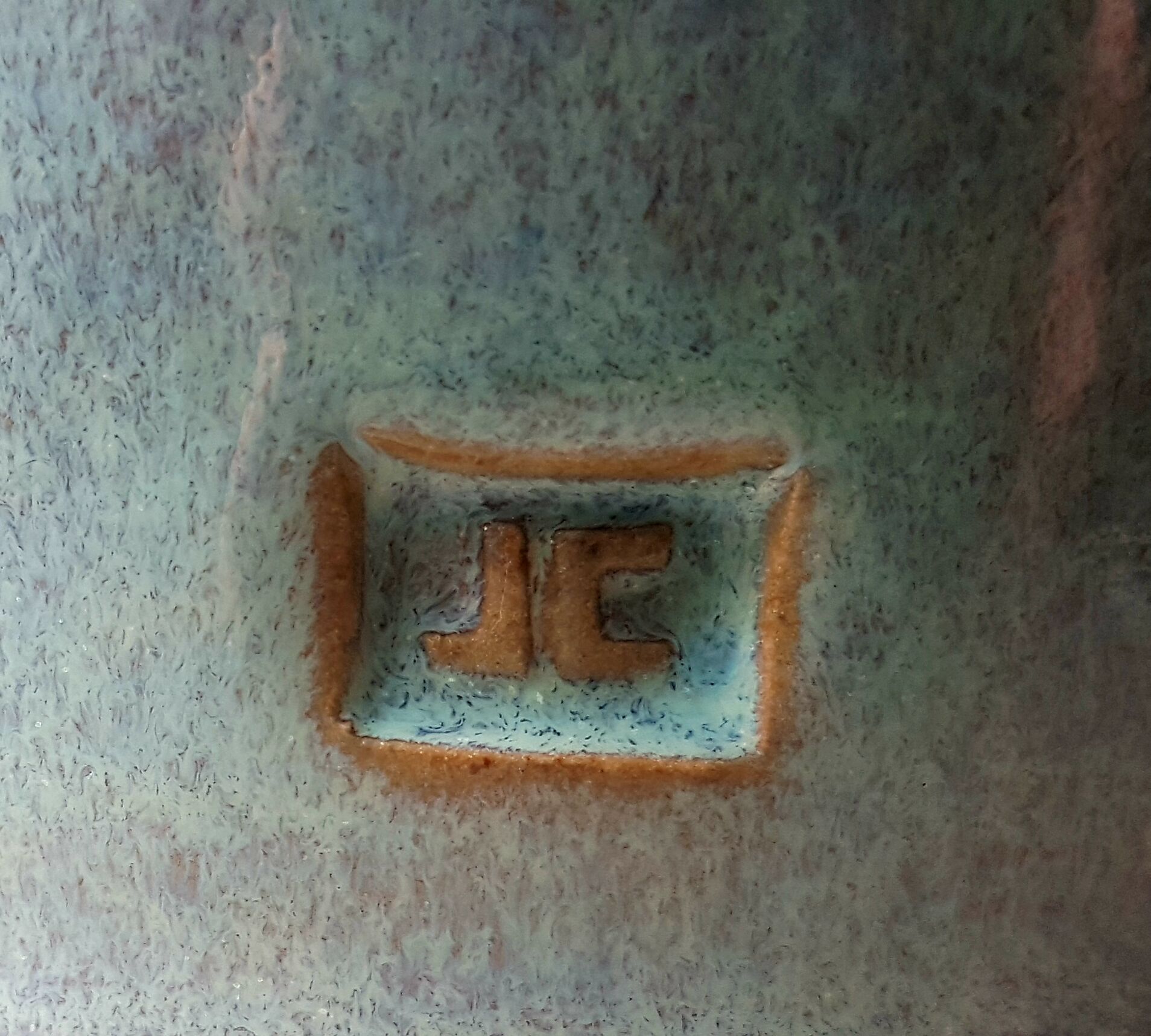 Vintage sandstone vase 60s 70s