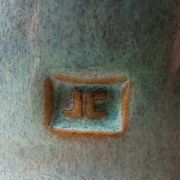 Vintage sandstone vase 60s 70s