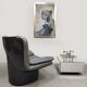 Fauteuil en cuir vintage Il Poltrone Ammannati & Vitelli Comfort