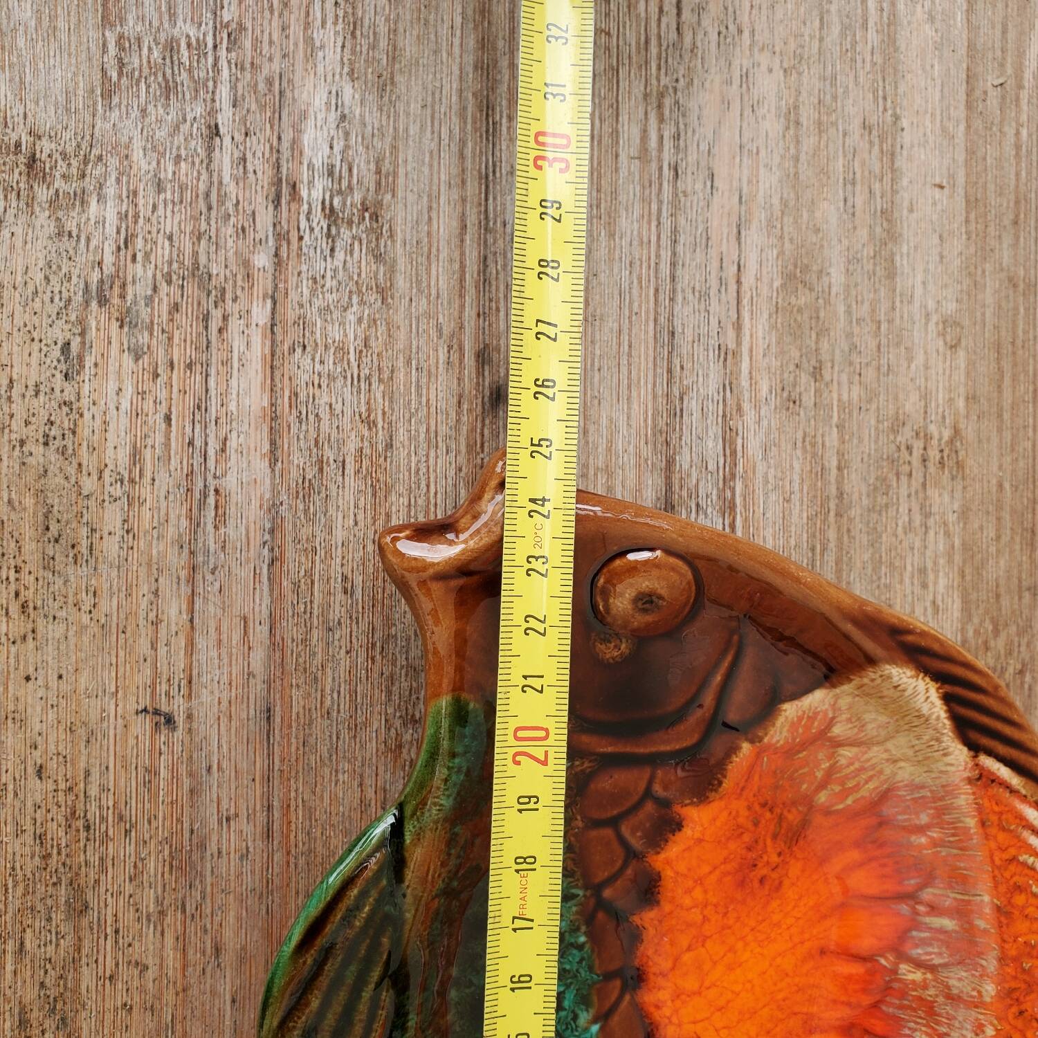 Vintage ceramic fish pocket