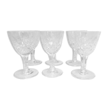 Six glasses - Lorraine crystal