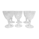 Six glasses - cut - crystalware from Lorraine