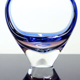 Art glass bowl by frantisek zemek for sklarna mstisov, 1960s