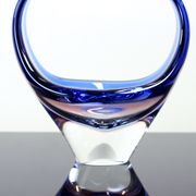 Art glass bowl by frantisek zemek for sklarna mstisov, 1960s