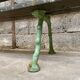 Former early 20th cast iron garden bench