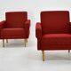 Paire de fauteuils des années 1950, Tchécoslovaquie