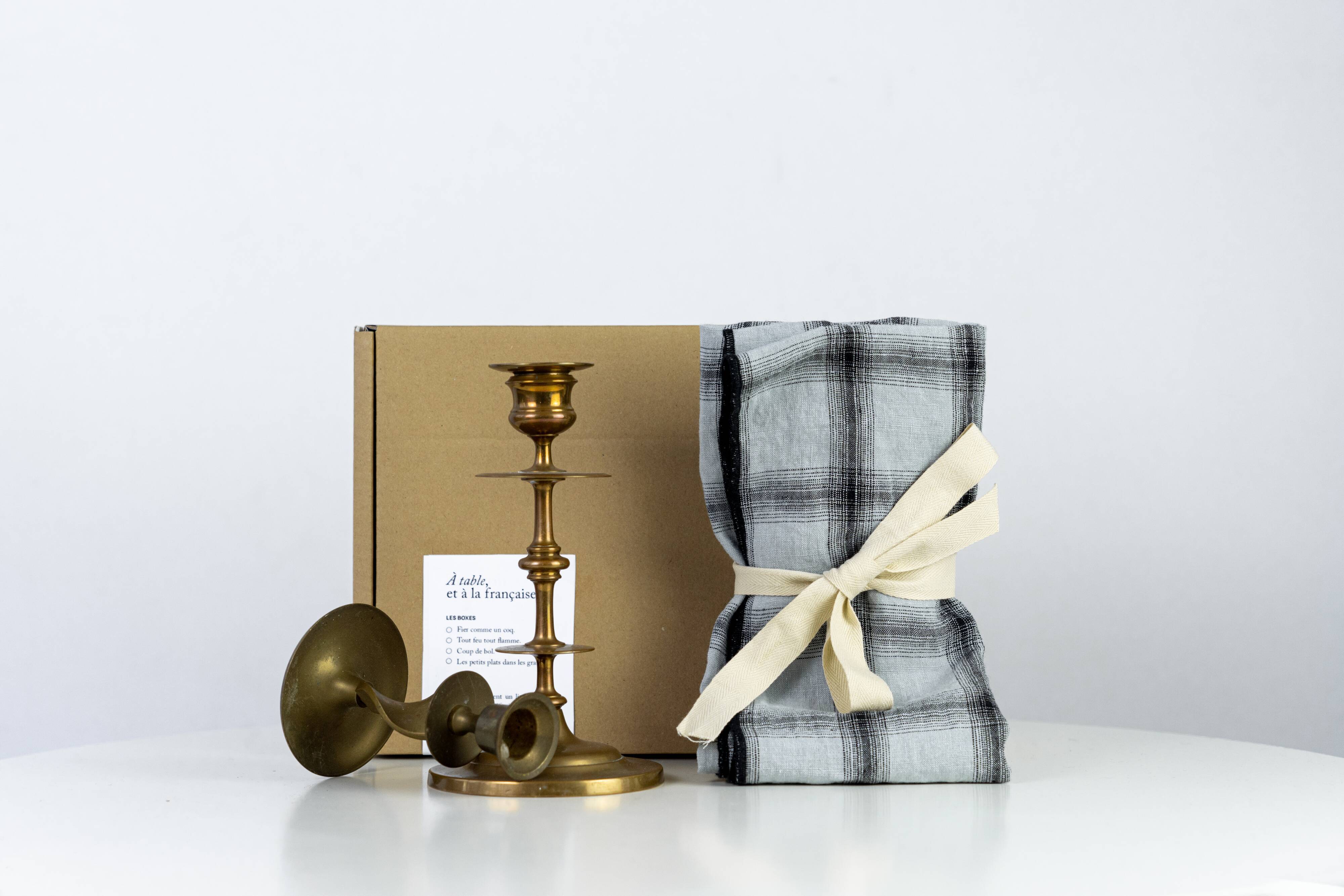 2 bougeoirs et 2 torchons — Tout feu tout flamme #33
