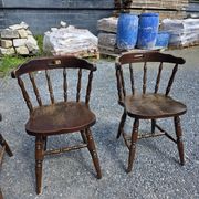 4 western-style bistro chairs in beech wood