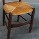 2 sculptural brutalist high-back chairs