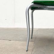 Chaise postmoderne italienne verte, années 1980