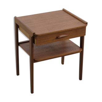 Table de chevet scandinave en teck, années 50