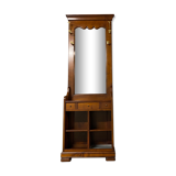 vintage 1970s walnut entrance locker room