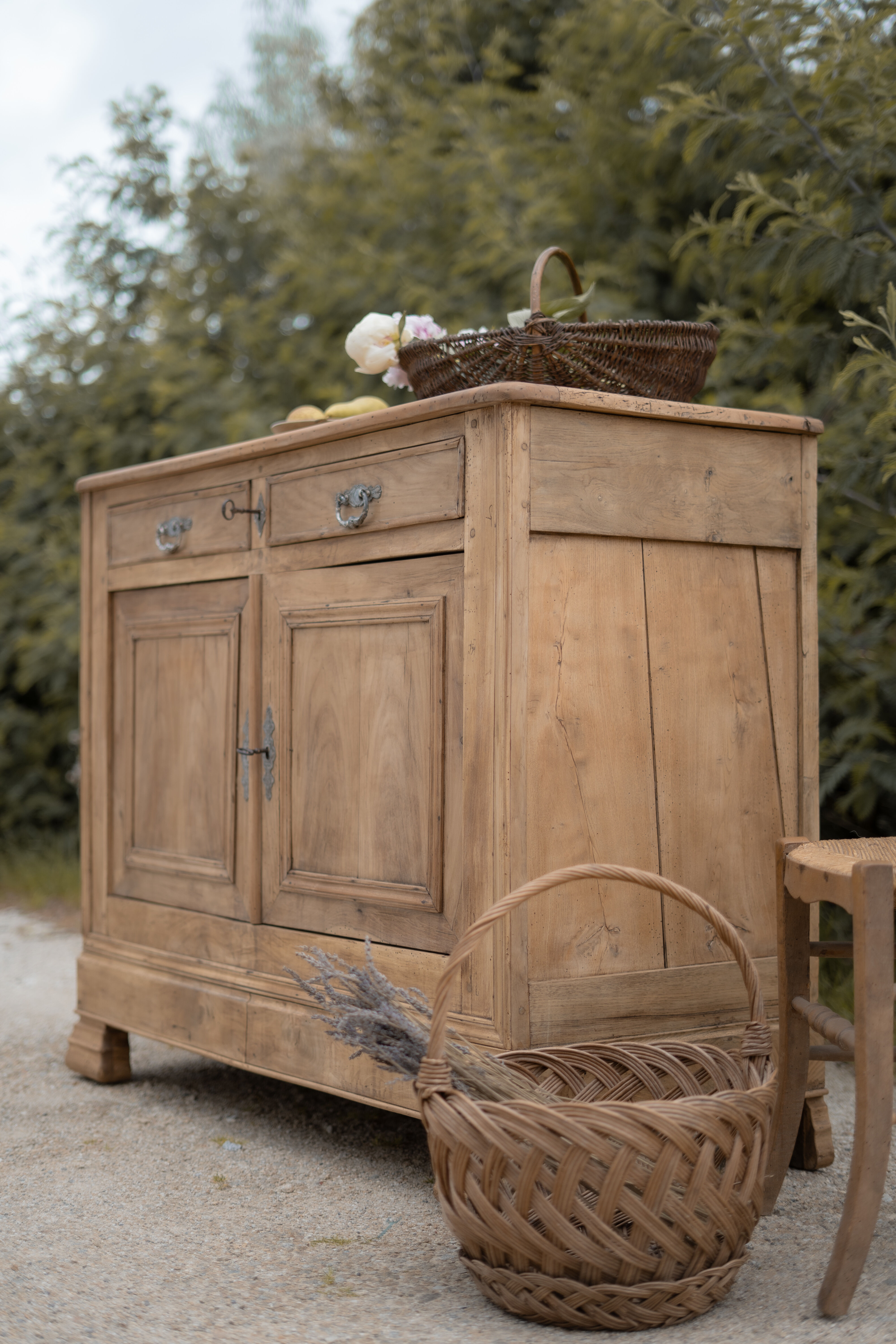Renovated antique sideboard