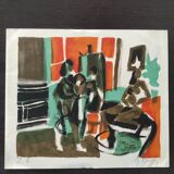 Lithograph by Marcel Mouly