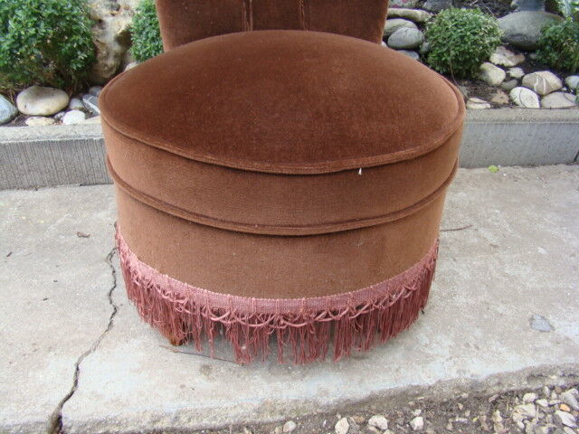Old brown velvet heater