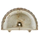 Pair of Medici cast iron wall-mounted basins