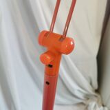 Multicolored articulated floor lamp, postmodern, 1980