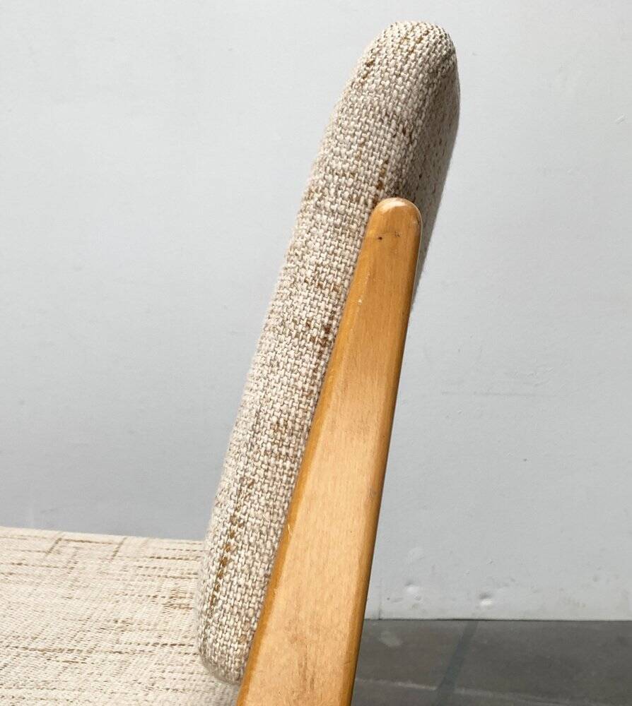 Set of German sled chairs from the mid-century, 1960s.